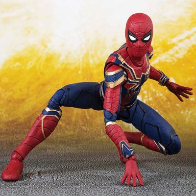 17cm/6.7" อเวนเจอร์ส Infinity War Spiderman ตุ๊กตาขยับแขนขาได้สำหรับเด็ก Gift Toy Model