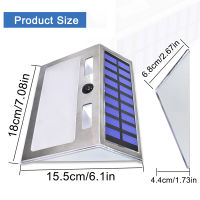 Solar Powered LED House Address Number Stainless Steel Doorplate Light With Motion Sensor Solar Light For Garden Home Yard Door