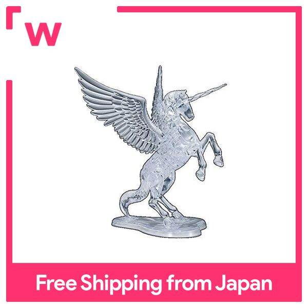 Crystal puzzle 3D puzzle "Unicorn Clear" 43 pieces Beverly 50245 Japan 