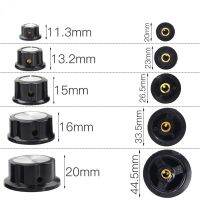 2pcs Potentiometer Knob Kit for Hole 6mm Dia MF-A01 MF-A02 MF-A03 MF-A04 MF-A05 Rotary Switch Knobs Caps