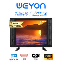 New Digital TV : WEYON ทีวี 17 นิ้ว LED HD 720P  -DVB-T2- AV In-HDMI-USB ดิจิตอลทีวี ใช้งานง่าย ตอบโจทย์ทุกบ้าน ในราคาคุ้มค่า