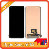 6.55 "ต้นฉบับ AMOLED สำหรับ Oppo Reno ACE2 Ace 2จอแสดงผล LCD ที่มีเทปกาวหน้าจอสัมผัสประกอบเป็นดิจิทัลสำหรับการเปลี่ยน PDHM00 OPPO