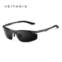 VEITHDIA อลูมิเนียมโพลาไรซ์แว่นตาว่นตากันแดด UV400 สำหรับผู้ชาย 6529