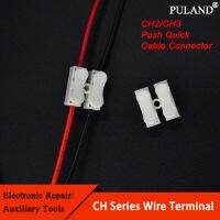 30/50/100PCS CH2/CH3/ High Pressure Resistant 2pin 3pin 10A 220V Push Quick Wire Cable Connector White Wiring Terminal