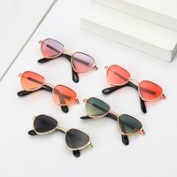 1Pc Fashion Doll Clothes Accessories Cute Mini Doll Sunglasses Heart-Shape Plush Doll Eyeglasses Pet Eyewear Kids Girls Gift