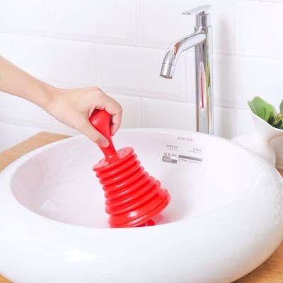 【LZ】 1PCS Pipeline Dredge Suction Cup Toilet Sewer Drain Dredging Device Sink Bathtub Manual Cleaning Tools Bathroom Kitchen Supplies