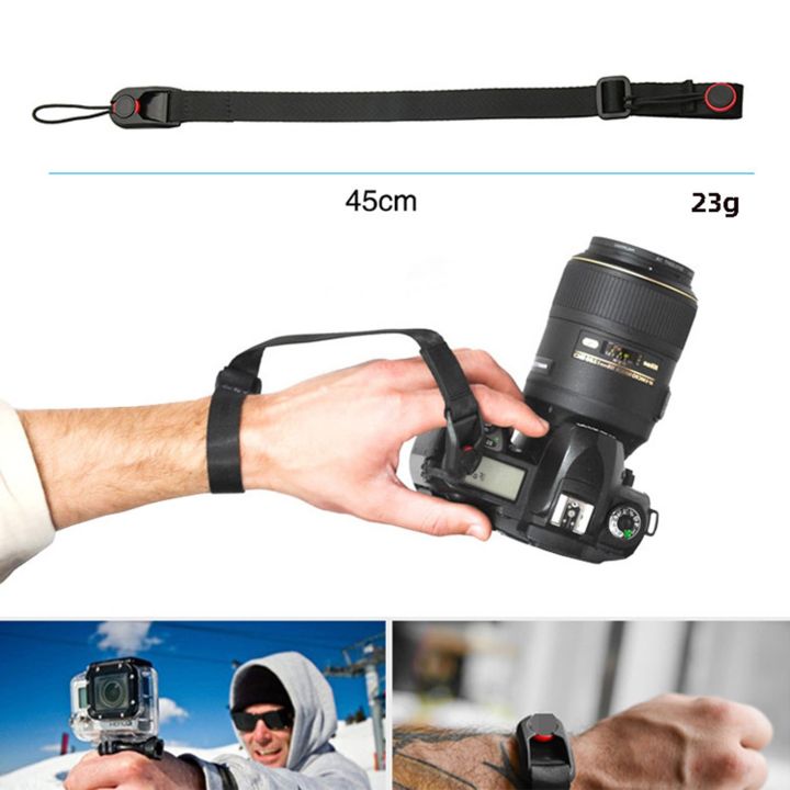 แนว-เข็มขัดสายคล้องกล้องสำหรับ-gopro-dji-osmo-action-slr-สายรัดข้อมือข้อมือกล้อง-mirrorless-สายรัดข้อมือข้อมือข้อมือเชื่อมต่อสายคล้องมือที่เรียบง่าย