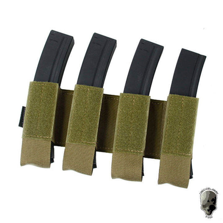 TMC Tactical SMG Magazine Pouch DOPE Insert Pouch for SUBMACHINE SMG Magazine Pouch 4 Partition