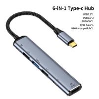 [LUNA electronic accessories] ใหม่ล่าสุด USB LUNA electronic accessories C ฮับ4K 60Hz เป็น HDMI 2.0 RJ45 PD 100W อะแดปเตอร์สำหรับ Macbook Air Pro IPad M2 M1อุปกรณ์เสริมสำหรับ PC 3.0