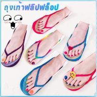 【Moucter】COD ถุงเท้าลําลอง พิมพ์ลายเรือ 3 มิติ 3D Flip-Flops สําหรับผู้หญิงและผู้ชาย