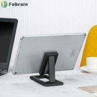 FEBRAIN ขาตั้งโทรศัพท์ฐานสนับสนุนโทรศัพท์มือถือแบบยืดหดได้ถาดเก็บเครื่องประดับที่วางโทรศัพท์โทรศัพท์มือถือแบบปรับได้