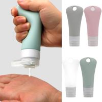 ❖❁♚  90ml Silicone Bottle Portable Travel Liquid Lotion Bottle Cream Empty Container Refillable Bottle Cosmetic Packing Sub-bottling