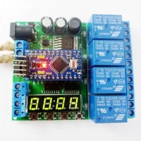 5V 12V 24V Pro Mini PLC Board สำหรับ Arduino LED Cycle Delay Timing Timer Relay Diy