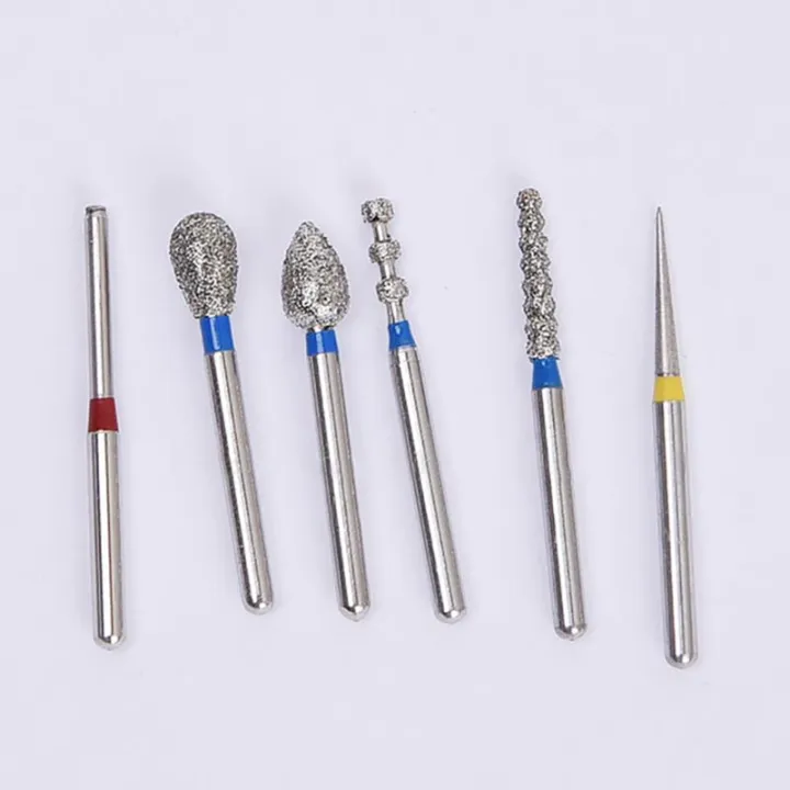 24Pcs High Speed Dental Brush Diamond Burs Set Tooth Care Polishing