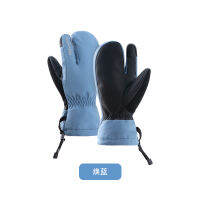 Naturehike Warm Gloves Three-Finger Windproof and Rainproof Gloves Outdoor Skiing for Men and Women In Winter Thick Velvet