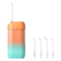 ZZOOI Portable Water Flosser with 200ML Water for   IPX7 Waterproof  High Voltage Pulse Oral Irrigator for Household Trave