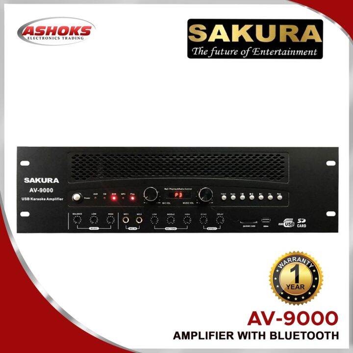 Sakura Amplifier Original Sakura Amplifier AV9000 1800W x2 BRAND NEW