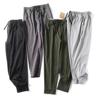 Original Uniqlo mens summer moisture-wicking high-elasticity sports trousers light and quick-drying trousers E457907