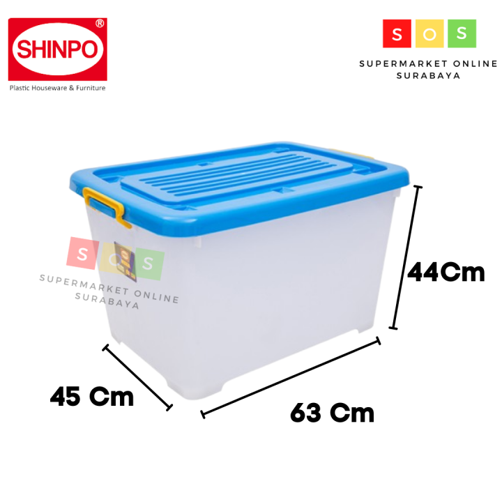 Mega Container Box 130 Liter Box Plastik Shinpo Cb 130 Sip 116 Lazada Indonesia 3299