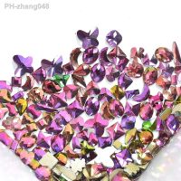 100PCs Colorful Flatback Strass Special-shaped Diamond Rhinestone Crystal Charm Luxury Nail Art Gems Decorations Glitter DIY