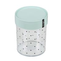 ?ยอดนิยม!! ขวดโหล PSDKW PASTEL DOT 2 ลิตร ฝาเขียว ขวดโหล PS CANISTER DKW PASTEL DOT 2L GREEN