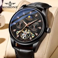 Hot style watch men double-sided hollow-out automatic mechanical watch the tourbillon famous business mens watch waterproof handsome boom --nb230710✢☞❏