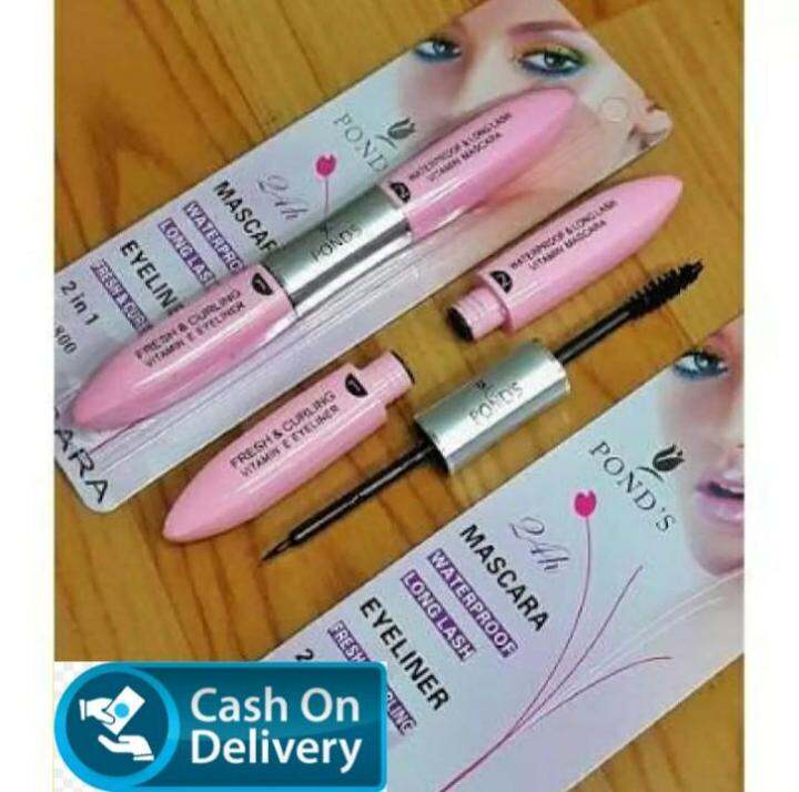 Eyeliner dan mascara 2 in 1 ponds / 2 in 1 ponds mascara eyeliner