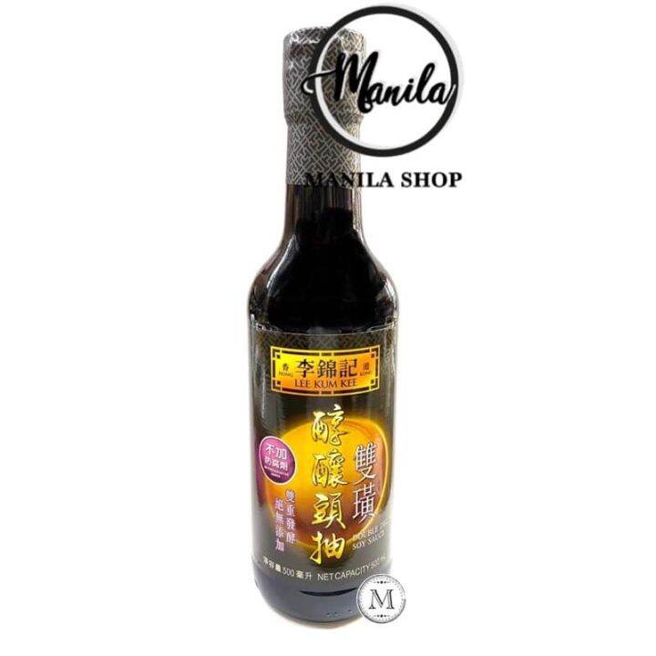 ซีอิ้วขาว อย่างดี พิเศษ Double Deluxe Soy Sauce ตราลีกุมกี่ Lee Kum Kee