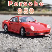 A124 Porsche 959รถของเล่นรุ่น Alloy Diecast จำลอง Static Scale รุ่นรถของเล่นสำหรับชายรวบรวมตกแต่งวันเกิด PresentM