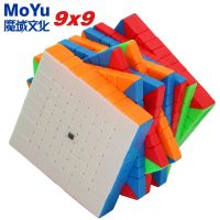 MoYu Magic Cube MF9 9x9 MeiLong 9x9x9 Puzzle Stickerless Cubo Mágico Profissional Logic Toys For High Level Cubing Player 큐브테이블 Brain Teasers