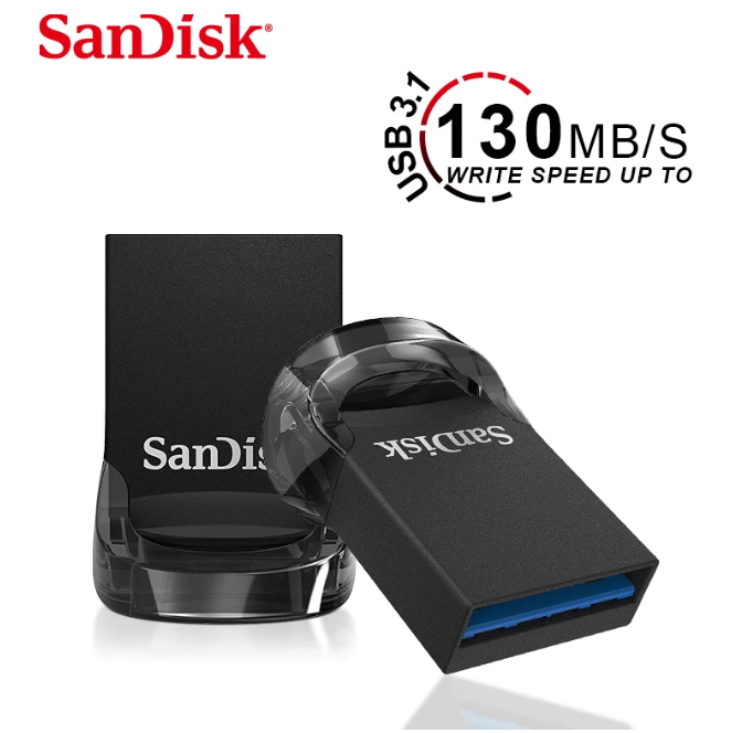 Sandisk Ultra Fit Flash Drive Cz430 Usb3 1 Stick Pendrive 256gb 512gb 1tb Original Usb Pen Drive