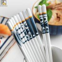 BANFANG Ceramic chopsticks, household public chopsticks, fast anti-slip, mold-proof, high-value net celebrity, high temperature and environmental protection