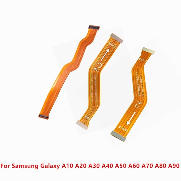 ซ่อมแซมบอร์ดเมนบอร์ดหลักเชื่อมต่อจอแสดงผล Lcd สายเคเบิ้ลยืดหยุ่นสำหรับ Usb A10 Samsung Galaxy A20 A30 A40 A50 A60 A70 A80 A305f A20e