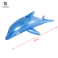 TONGBAO01 53cm Inflatable Dolphin BEACH ว่ายน้ำแหวนปาร์ตี้เด็กของเล่นสำหรับเด็กของขวัญสำหรับชายหาดสระว่ายน้ำลอยอากาศ mattresse ของเล่นน้ำ