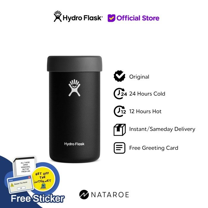 Hydro Flask 16 oz Tallboy Cooler Cup Black