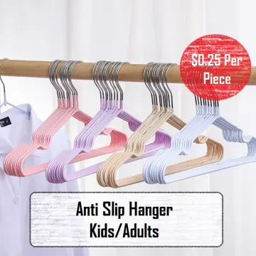 Plastic Non-slip Hangers, Dry Wet Clothes Hangers With Super Anti