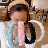 ETUALE หรูหรา Kawaii หอมหวาน ตาข่าย บิด ผ้าโพกศีรษะ ห่วงคาดผมสไตล์เกาหลี ที่คาดผมผ้าไหมแก้ว ห่วงผมหญิง หมวกกันน็อก