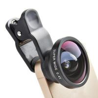 Phone Lens Kit 0.4X Fisheye Wide Angle MacroLens HD Camera Lentes Mobile Phone External Lens ForiPhone ForXiaomi Smartphone Lenses