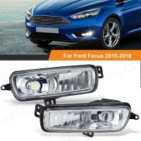 ไฟตัดหมอก Led สำหรับ Ford Focus 2015 2016 2017 2018ไฟวิ่งกลางวัน DRL อุปกรณ์เสริมสำหรับรถสว่างมากกลางวัน