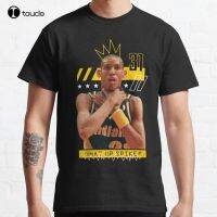 New Reggie Miller Choke Basketball T-Shirt Classic T-Shirt Cotton Men Tee Shirt Graphic T-Shirts Custom Aldult Teen Unisex