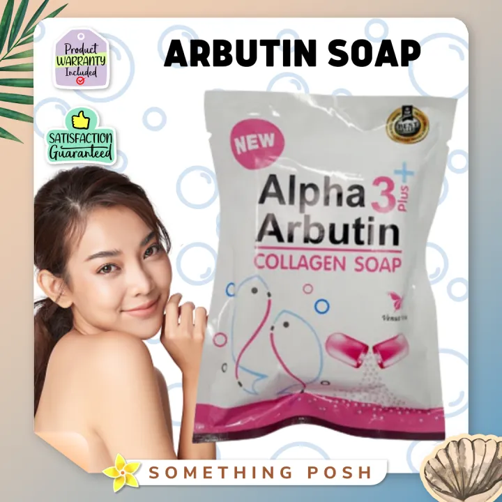 ORIGINAL!!! Alpha 3+ Arbutin Soap for Face and Body Whitening Glutathione Collagen Soap 80g