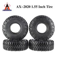 High Quality AUSTAR 1.55 Inch Climbing Tire 4PCS Rubber Wheel Tire for 1/10 Axial AX90069 RC Rock Crawler Car