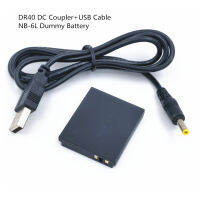 USB NB-6L Batteri DR-40 DC Coupler สำหรับ Canon ACK-DC40 ACKDC40 PowerShot D10 SD1200 S95คือ