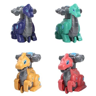 4Pcs Cartoon Dinosaur Inertial Car Pull Back Car Model Animal Inertia Car Friction Push Go Toy