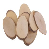 20 Pack Unfinished Wood Pieces Blank Wood Oval Corner Wooden Cutouts for DIY Supplies  Craft  Decoration  Engraving Carving Traps  Drains