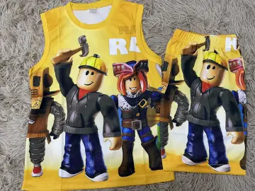 Roblox Builder Boys T-Shirt Yellow