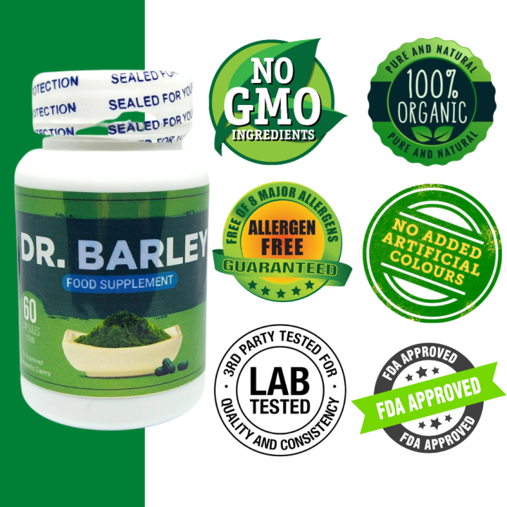 Bestseller Original Pure Organic Doctor Barley Grass capsule 500mg Food