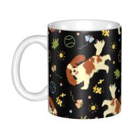 DIY Playing The Cavalier King Charles Spaniel Ceramic Mugs Custom Pet Dog Coffee Cup Creative Gift