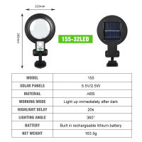 32 LED Solar Light Outdoor Solar Lamp PIR Motion Sensor Solar Powered Sunlight for Garden Decoration Street Light Dropshipping