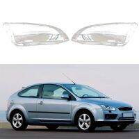 ไฟหัวรถฝาปิดเลนส์ใสโป๊ะไฟหัวรถใสฝาครอบเปลือกแก้วสำหรับ Ford Focus 2008-2005